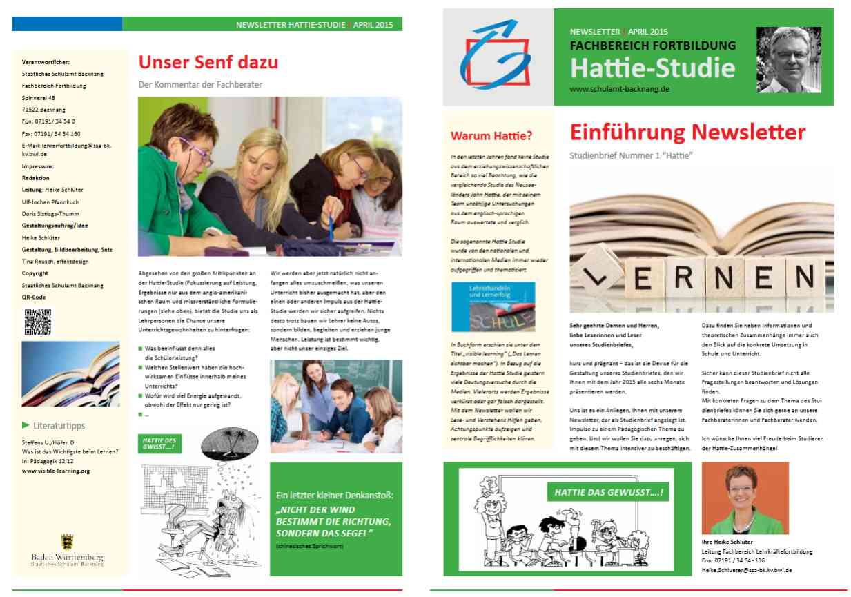 Verlinkung zur Schulamtsseite Studienbriefe