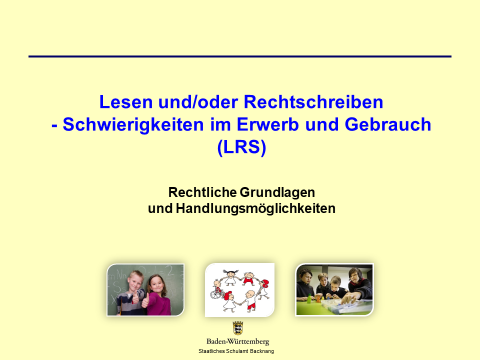 Bild von LRS als Überschrift kombiniert mit Fotos